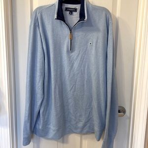Men’s Crown & Ivy shirt, light blue, size L